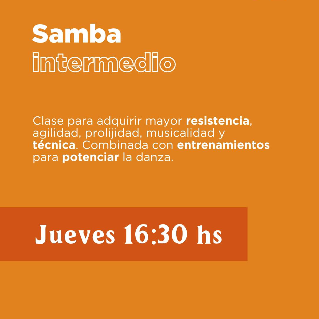 Samba intermedio y entrenamiento 💪💃